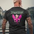My Embarrassing Dad Happy Fathers Day Gift For Women Men's Crewneck Short Sleeve Back Print T-shirt Gifts for Old Men