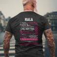 Nala Name Gift Nala Name V2 Mens Back Print T-shirt Gifts for Old Men