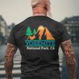National Park Graphic Yosemite Men's T-shirt Back Print Gifts for Old Men