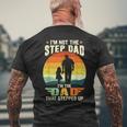 Not A Stepdad But A Dad That Stepped Up Best Step Dat Ever Mens Back Print T-shirt Gifts for Old Men