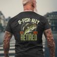O-Fish-Ally Retired Since 2023 Retirement Fishing For Men Retirement Funny Gifts Mens Back Print T-shirt Gifts for Old Men