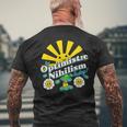 Optimistic Nihilism Today Apparel Mens Back Print T-shirt Gifts for Old Men