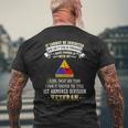 I Own Forever The Title 1St Armored Division Veteran Men's Back Print T-shirt Gifts for Old Men