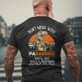 Pa Grandpa Gift Dont Mess With Pasaurus Mens Back Print T-shirt Gifts for Old Men