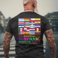 Hispanic Heritage Month Mes De La Herencia Hispana Men's T-shirt Back Print Gifts for Old Men