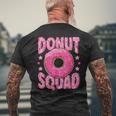 Pink Donut Squad Sprinkles Donut Lover Matching Donut Party Men's T-shirt Back Print Gifts for Old Men