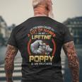 Poppy Grandpa Gift A Lot Of Name But Poppy Is My Favorite Mens Back Print T-shirt Gifts for Old Men