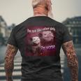 Possum I’M Not Like Other Girls I’M Worse Mens Back Print T-shirt Gifts for Old Men
