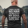 Profound BookerWashington Men's T-shirt Back Print Gifts for Old Men
