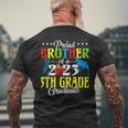 Proud Brother Of A 2023 5Th Grade Graduate Family Lover Men's Back Print T-shirt Gifts for Old Men