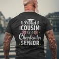 Proud Cousin Of Cheerleader Senior 2024 Senior Cheer Cousin Men's T-shirt Back Print Gifts for Old Men