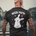 Rabbit Mum With Rabbit Easter Bunny For Women Men's Back Print T-shirt Gifts for Old Men
