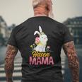 Rabbit Pet Rabbit Mum For Women Men's Back Print T-shirt Gifts for Old Men