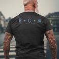 Rcm Mens Back Print T-shirt Gifts for Old Men
