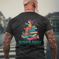 Reading Books Would Take You To The Stars Book Lovers Reading Funny Designs Funny Gifts Mens Back Print T-shirt Gifts for Old Men