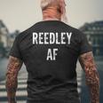 Reedley Af Men's T-shirt Back Print Gifts for Old Men