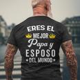 Regalos Para Papa Dia Del Padre Camiseta Mejor Esposo Mens Back Print T-shirt Gifts for Old Men