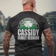 Retro Cassidy Family Reunion Irish Men's T-shirt Back Print Gifts for Old Men