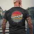 Retro Cockrell Hill Home State Cool 70S Style Sunset Men's T-shirt Back Print Gifts for Old Men