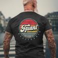 Retro Friant Home State Cool 70S Style Sunset Men's T-shirt Back Print Gifts for Old Men