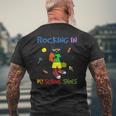 Rocking In My School Shoes Cat Back To School Men's T-shirt Back Print Gifts for Old Men