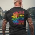 Say Gay Protect Trans Kids Read Banned Books Pride Month Mens Back Print T-shirt Gifts for Old Men