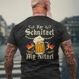 For Schnitzel My Nitzel Oktoberfest Men's T-shirt Back Print Gifts for Old Men