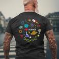Science Lover Chemistry Biology Physics Love Science Men's T-shirt Back Print Gifts for Old Men