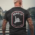 Send It No Victory Without Sacrifice Hand Bone Men's T-shirt Back Print Gifts for Old Men