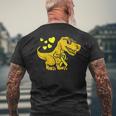 In September We Wear Gold DinosaurRex Childhood Cancer Men's T-shirt Back Print Gifts for Old Men