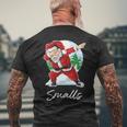 Smalls Name Gift Santa Smalls Mens Back Print T-shirt Gifts for Old Men