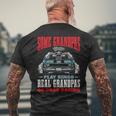 Some Grandpas Play Bingo Real Grandpas Go Drag Racing Racing Funny Gifts Mens Back Print T-shirt Gifts for Old Men