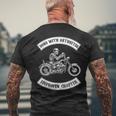 Sons With Arthritisibuprefen Chapter Funny Biker Skull Mens Back Print T-shirt Gifts for Old Men