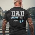 Soon To Be Dad Est 2024 Fathers Day New Dad Vintage Mens Mens Back Print T-shirt Gifts for Old Men