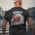 Sorry I Tooted Funny Train Gift - Sorry I Tooted Funny Train Gift Mens Back Print T-shirt Gifts for Old Men