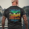 South Carolina Family Vacation 2023 Myrtle Beach Vacation Mens Back Print T-shirt Gifts for Old Men