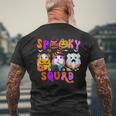 Spooky Squad Three Halloween Guinea Pigs As Witch Boo Men's T-shirt Back Print Gifts for Old Men
