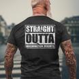 Straight Outta Washington Heights Nyc Manhattan Pride Men's T-shirt Back Print Gifts for Old Men