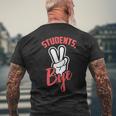Students Bye Last Day Of School Graduation 2019 Mens Back Print T-shirt Gifts for Old Men
