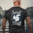 Super Secret Stuff Squirrel Armed Forces Men's T-shirt Back Print Gifts for Old Men