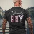 Taekwondo Taekwondo Girl Martial Arts Taekwondoin Men's T-shirt Back Print Gifts for Old Men