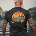 Tennessee Retro Visiting Tennessee Tennessee Tourist Men's T-shirt Back Print Gifts for Old Men