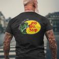 Thats My Ass Bro Stop Bass Fishing Lover Fishing Dad Men's Back Print T-shirt Gifts for Old Men