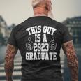 This Guy Is A 2023 Graduate Class Of 23 Senior Mens Back Print T-shirt Gifts for Old Men