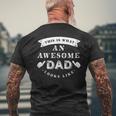 This Is What An Awesome Dad Looks Like Father Gift For Mens Mens Back Print T-shirt Gifts for Old Men