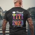 Tie Dye Senior 2023 Proud Titi Of A 2023 Graduate Mens Back Print T-shirt Gifts for Old Men