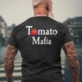 Tomato Mafia | Funny Gardening Lover Graphic Mens Back Print T-shirt Gifts for Old Men