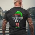 Trinidad Name Gift The Trinidad Elf Christmas Mens Back Print T-shirt Gifts for Old Men