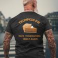 Trumpkin Pie Make Thanksgiving Great Again Mens Back Print T-shirt Gifts for Old Men