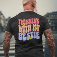 Twinning With My Bestie Spirit Week Twin Day Best Friend Men's T-shirt Back Print Gifts for Old Men